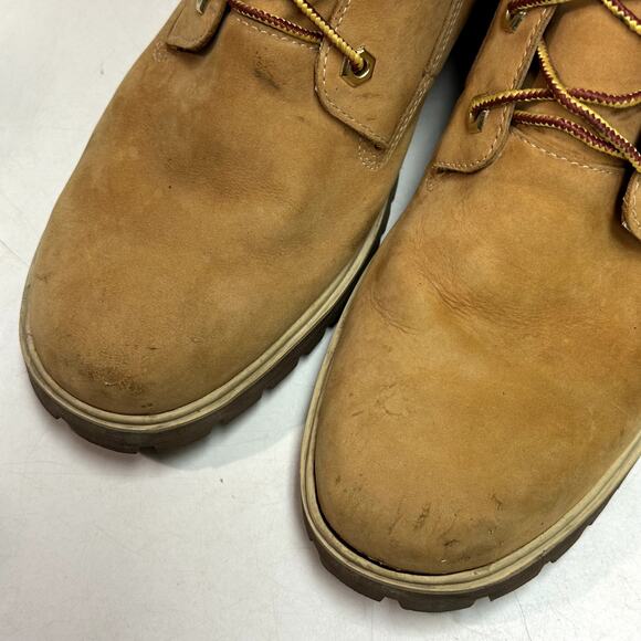 GOOD Timberland Women's Premium 14-Inch Waterproof Boot Nubuck Leather Lace Up 9 - Picture 9 of 14